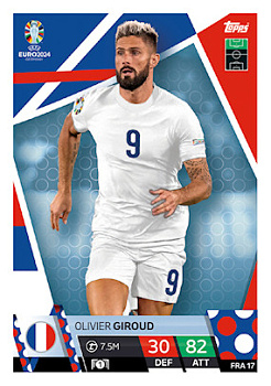 Olivier Giroud France Topps Match Attax EURO 2024 #FRA17